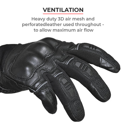 Holeshot - Urban/Touring Motorcycle Riding Gloves