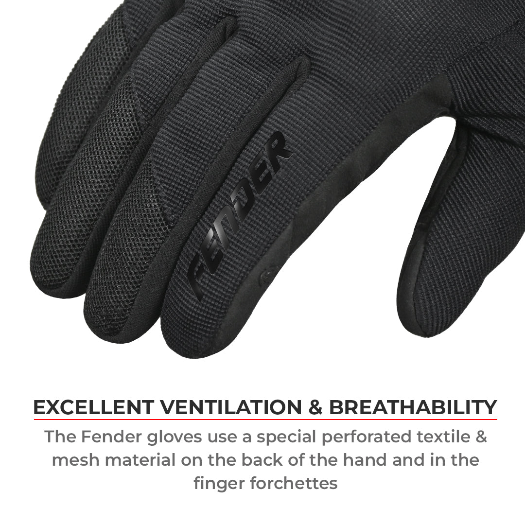 Fender - Half Gauntlet Adventure Touring Gloves