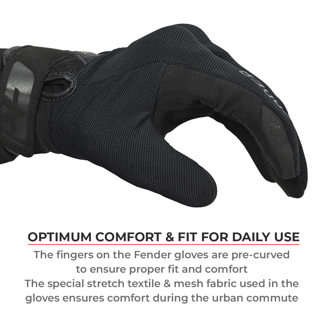 Fender - Half Gauntlet Adventure Touring Gloves