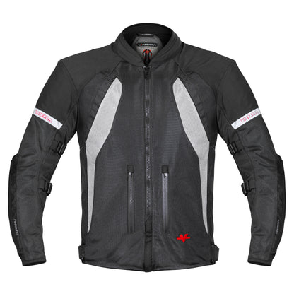 Spencer - Street Mesh Motorcycle Riding Jacket (Black)