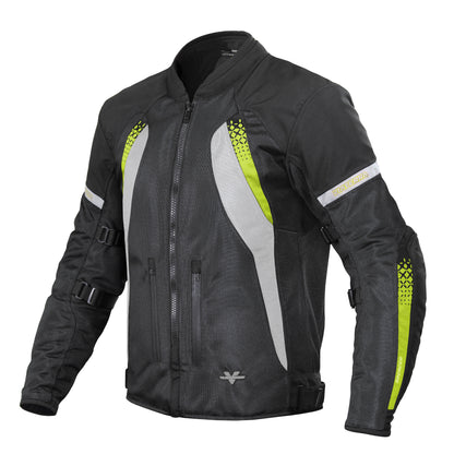 Spencer - Street Mesh Motorcycle Riding Jacket (Green)