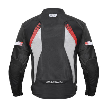 Spencer - Street Mesh Motorcycle Riding Jacket (Red)