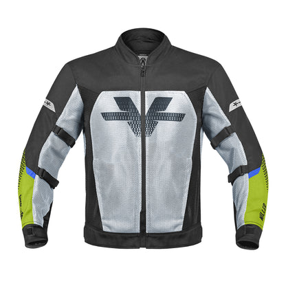 Miller - CE Certified Motorcycle Riding Jacket (Fluorescent Green)