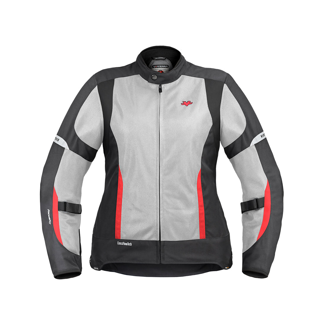 Ellis - CE Certified Women's Riding Jacket (Red)