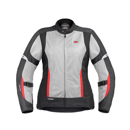 Ellis - CE Certified Women's Riding Jacket (Red)