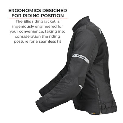 Ellis - CE Certified Women's Riding Jacket (Green)