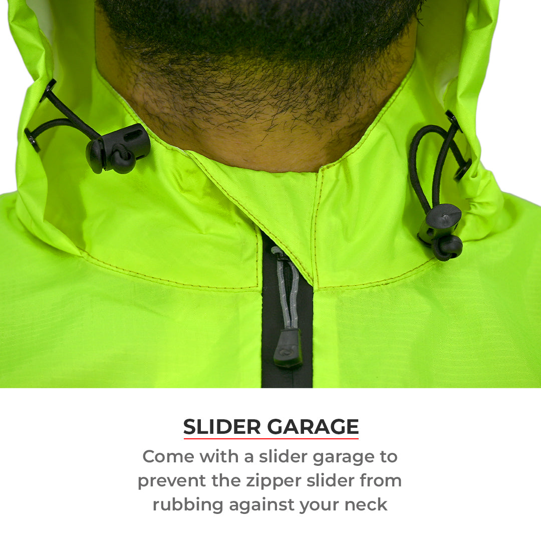 B100 Rain Jacket - Green – ReiseMoto