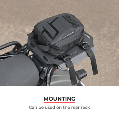 Enduro - Trailpack with 4 Point Anchoring System (Black)