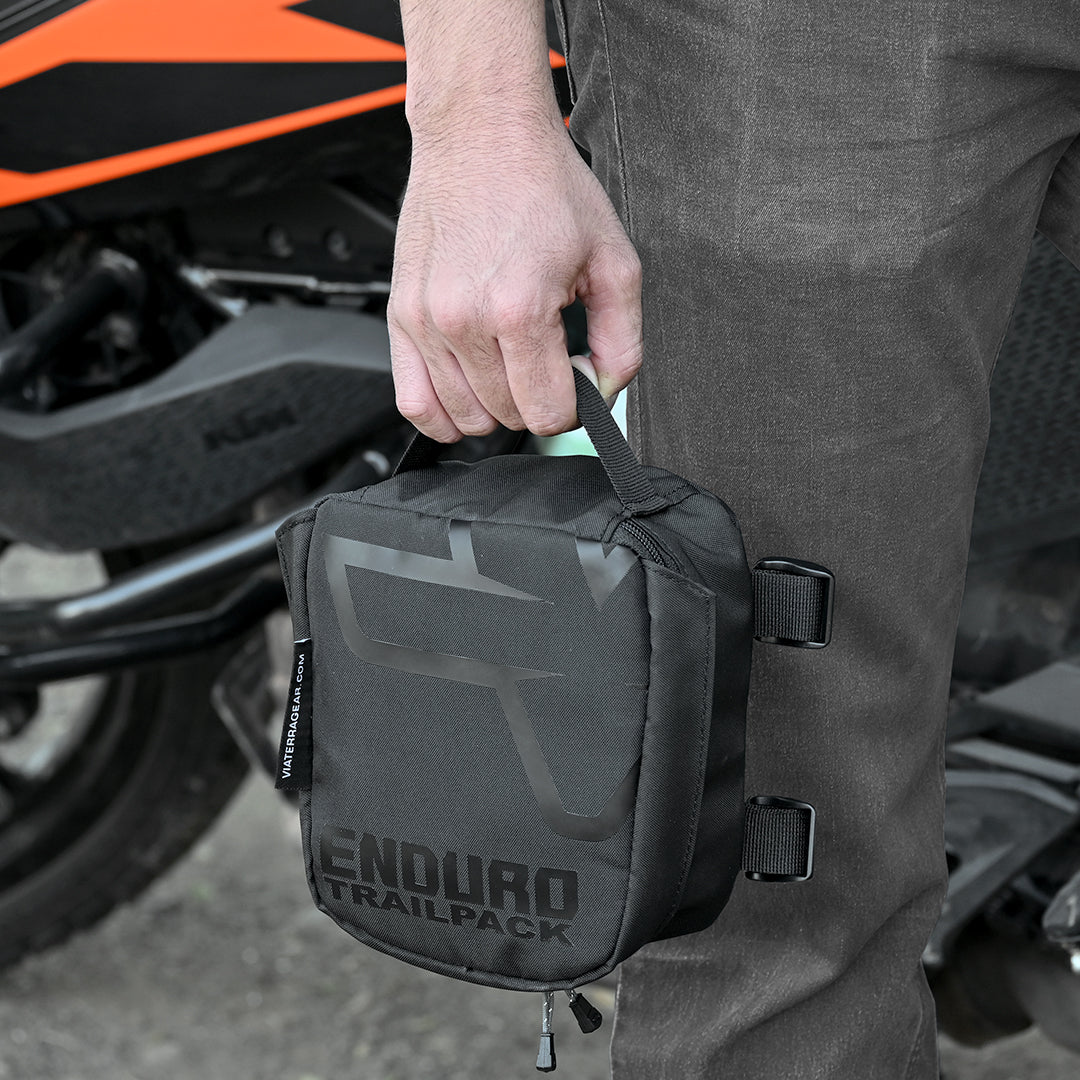 Enduro - Trailpack with 4 Point Anchoring System (Black)