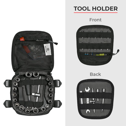 Enduro - Trailpack with 4 Point Anchoring System (Black)