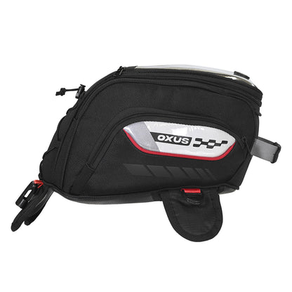 Oxus - 13L - Magnetic Tank Bag with Rain Cover (Black)