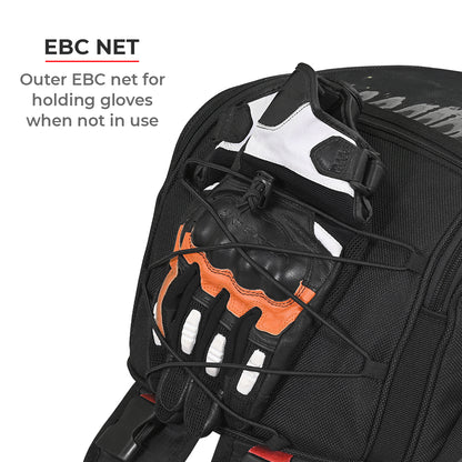 Oxus - 13L - Magnetic Tank Bag with Rain Cover (Black)