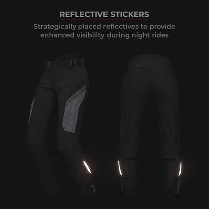 Miller - Street Mesh Riding Pants with Liners (Black)