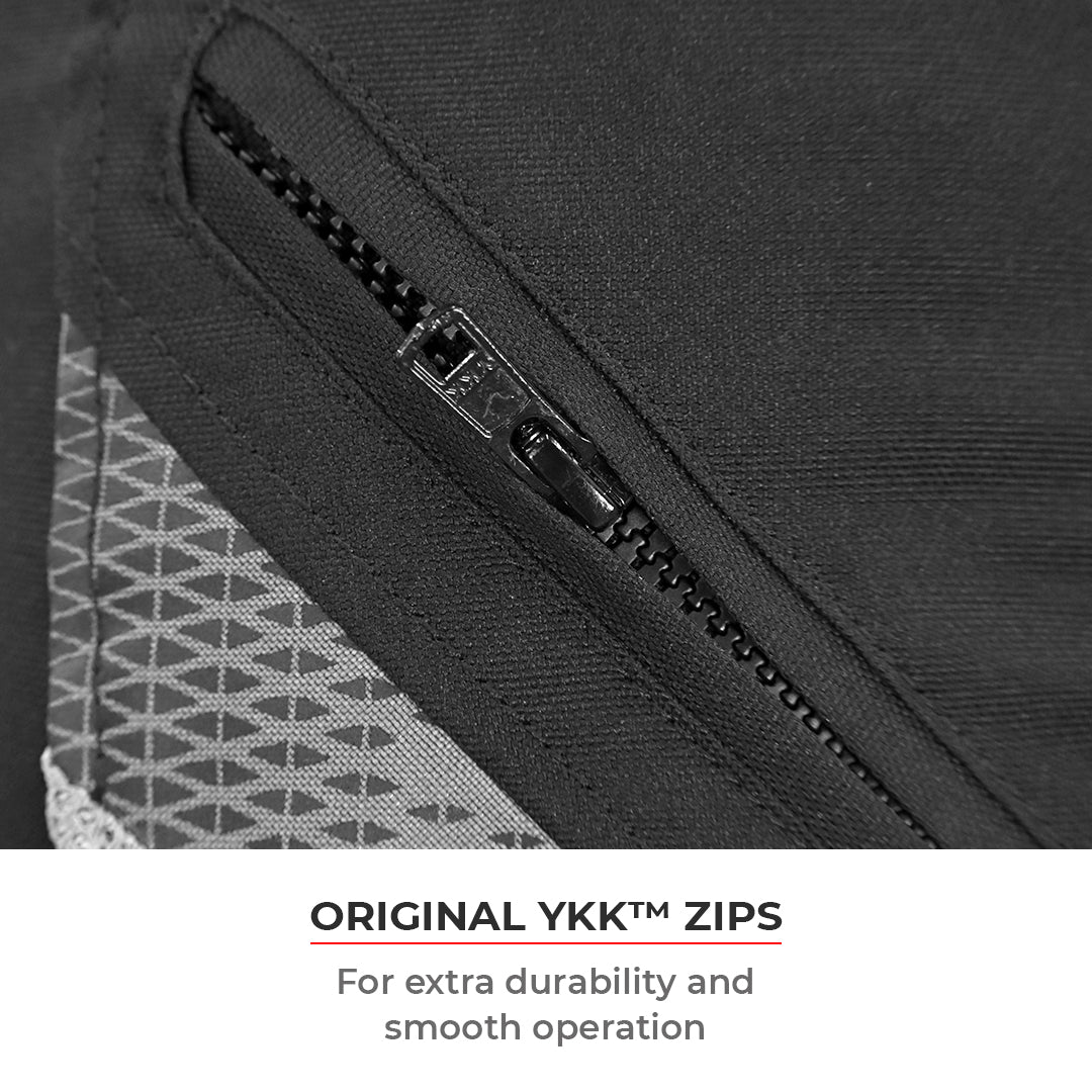 Miller - Street Mesh Riding Pants with Liners (Black)