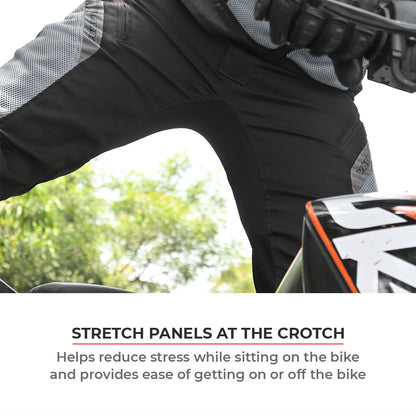 Miller - Street Mesh Riding Pants with Liners (Black)
