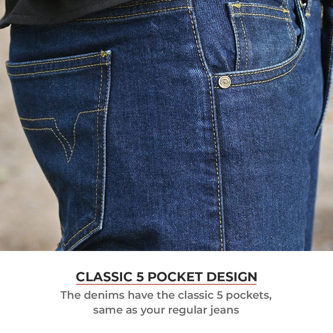 Austin Armoured Denims - Black/Blue