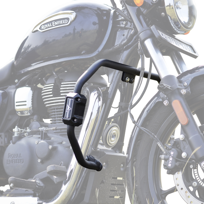 Barre De Protection (Crash Guard) Noir Mat Pour Meteor 350 / Classic 350 – ABM