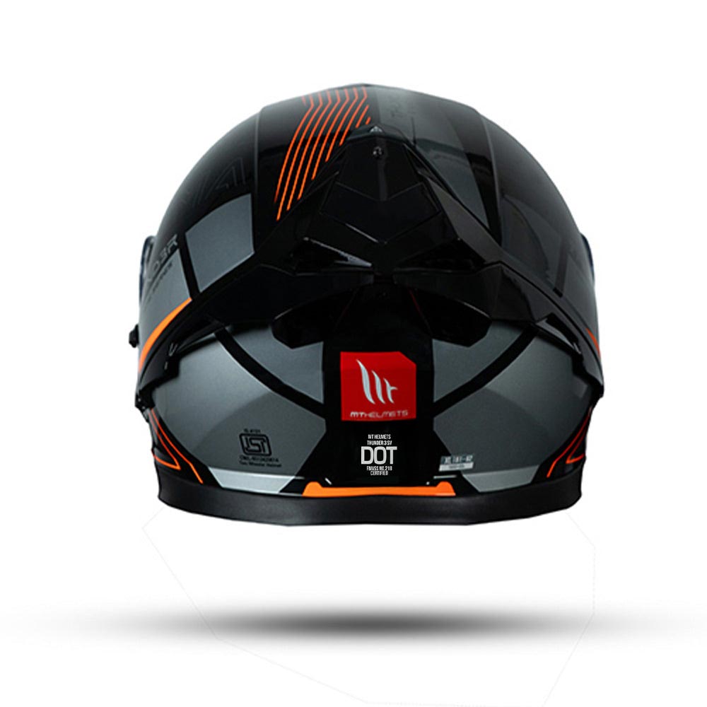 Thunder 3 Sv (Spoiler) Enigma B14 - Motorcycle Riding Helmet (Fluor/Gloss)