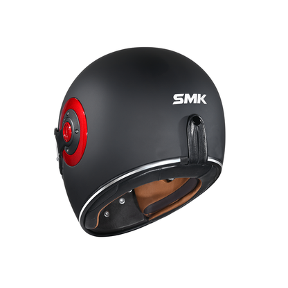 Retro Solid - Motorcycle Riding Helmet (Matt Black)