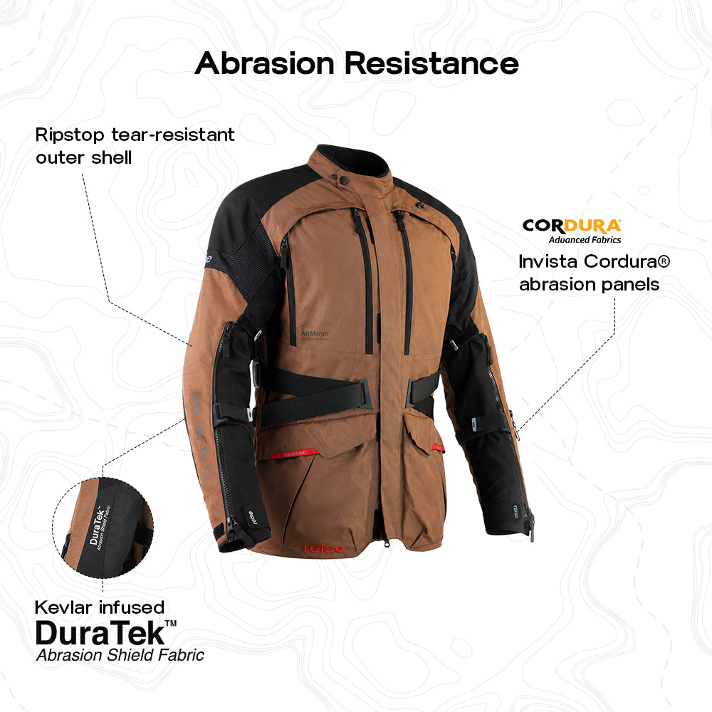 Traverse - Motorcycle Adventure Touring Jacket (Bison) – ReiseMoto