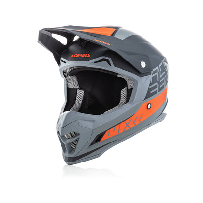 Profile 4 - Motocross Riding Helmet (Black/Orange)
