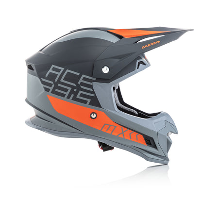 Profile 4 - Motocross Riding Helmet (Black/Orange)