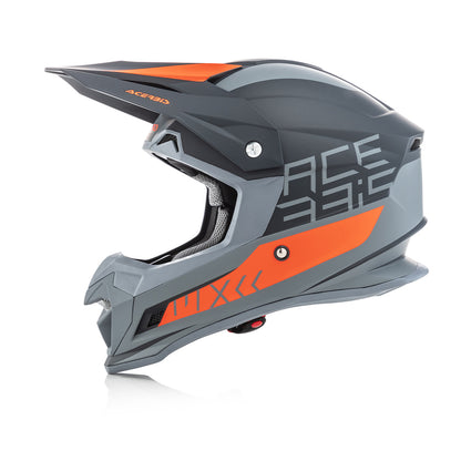 Profile 4 - Motocross Riding Helmet (Black/Orange)