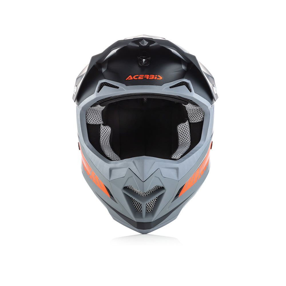 Profile 4 - Motocross Riding Helmet (Black/Orange)
