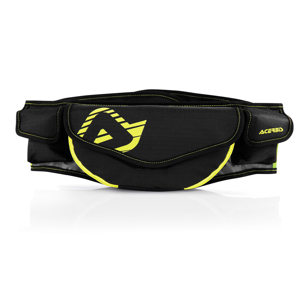 Ram - 2L - Waist Pack for Motorcyclists (Black/Fluo Yellow