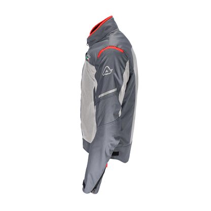 Ruby - All Weather Sport Riding Jacket (Grey/Red)