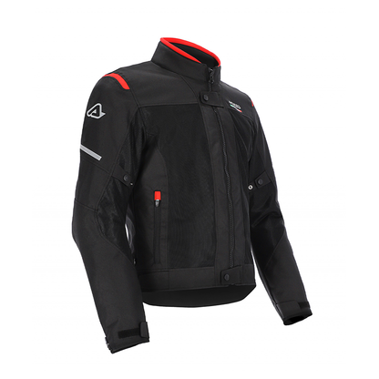 Ruby - All Weather Sport Riding Jacket (Black/Red)