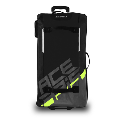 Voyager - 105L - Wheeled Bag for Motorcyclists (Black/Grey)