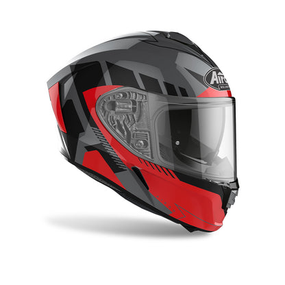 Spark Rise - Motorcycle Riding Helmet (Gloss Red)