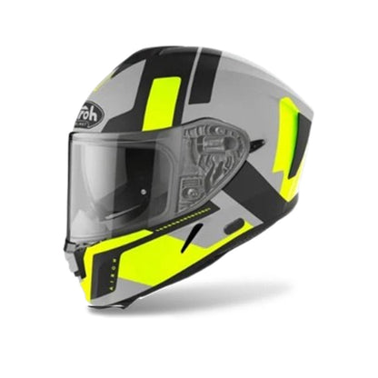 Spark Shogun - Motorcycle Riding Helmet (Matt Yellow)
