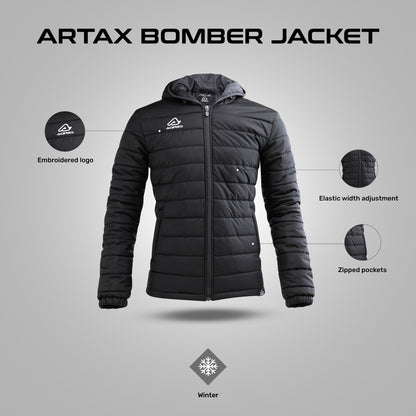 Artax Bomber Jacket - Black