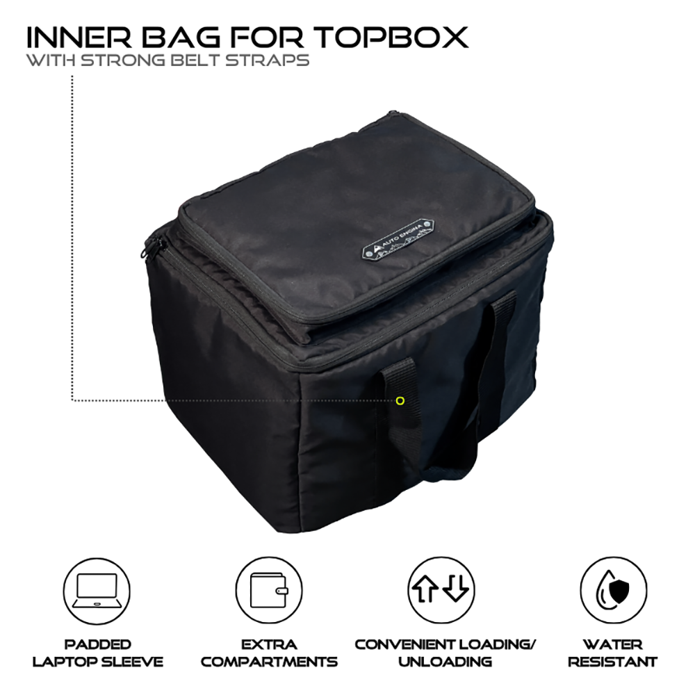 Top Box - 42L - Innerbag for Motorcyclists (Black)