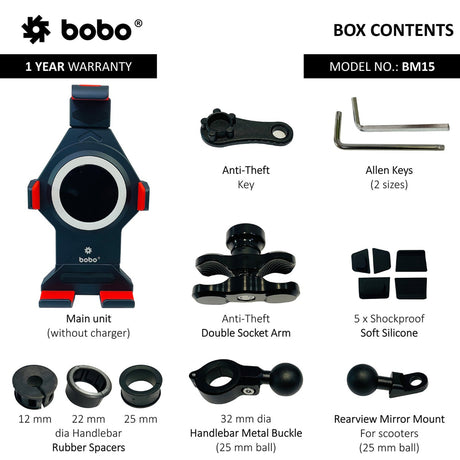 BM15 - Anti-Vibration Metallic (No Charger)