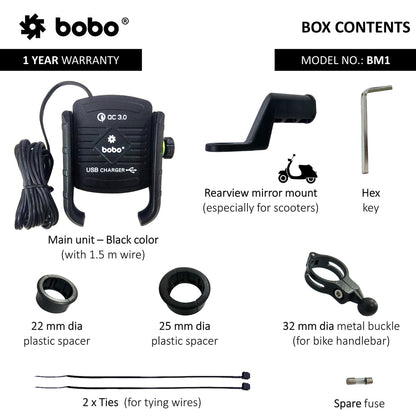 BM1 - Jaw-Grip (Fast USB 3.0 Charger)