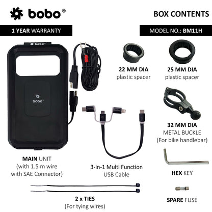 BM11H - Waterproof Handlebar (With Charger)