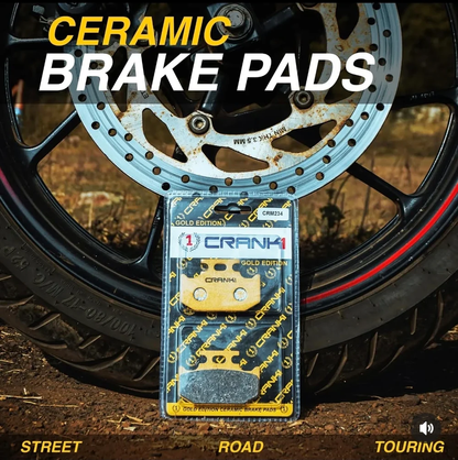 Ceramic Brake Pads For Bajaj Dominar 400 - Front -  CRM479 (1 Set)