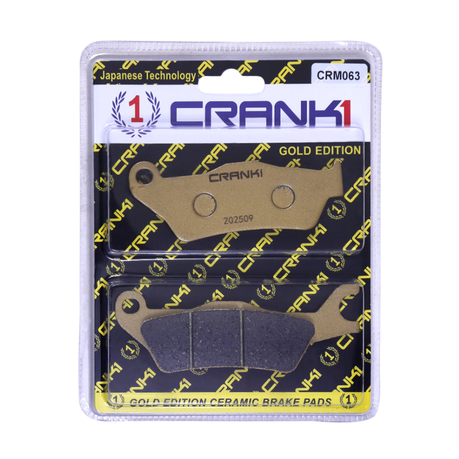 Ceramic Brake Pads For Suzuki Gixer 250 - Front -  CRM063 (1 Set)