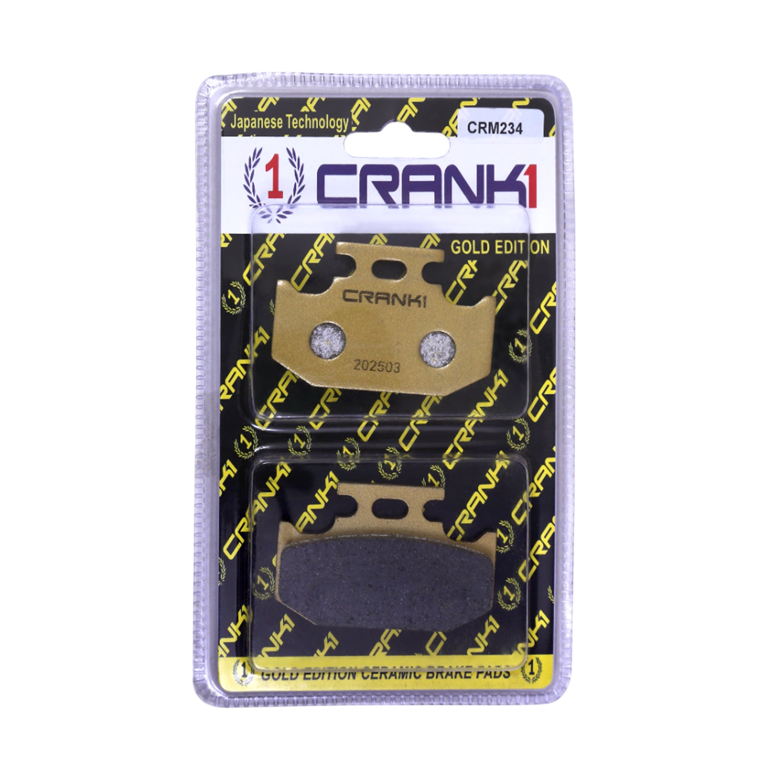 Ceramic Brake Pads For Yamaha R15 V3 - Rear - CRM234 (1 Set)
