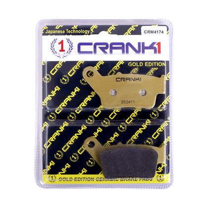 Ceramic Brake Pads For Bajaj Pulsar N160 (2022-2025) - Front -  CRM4174 (1 Set)
