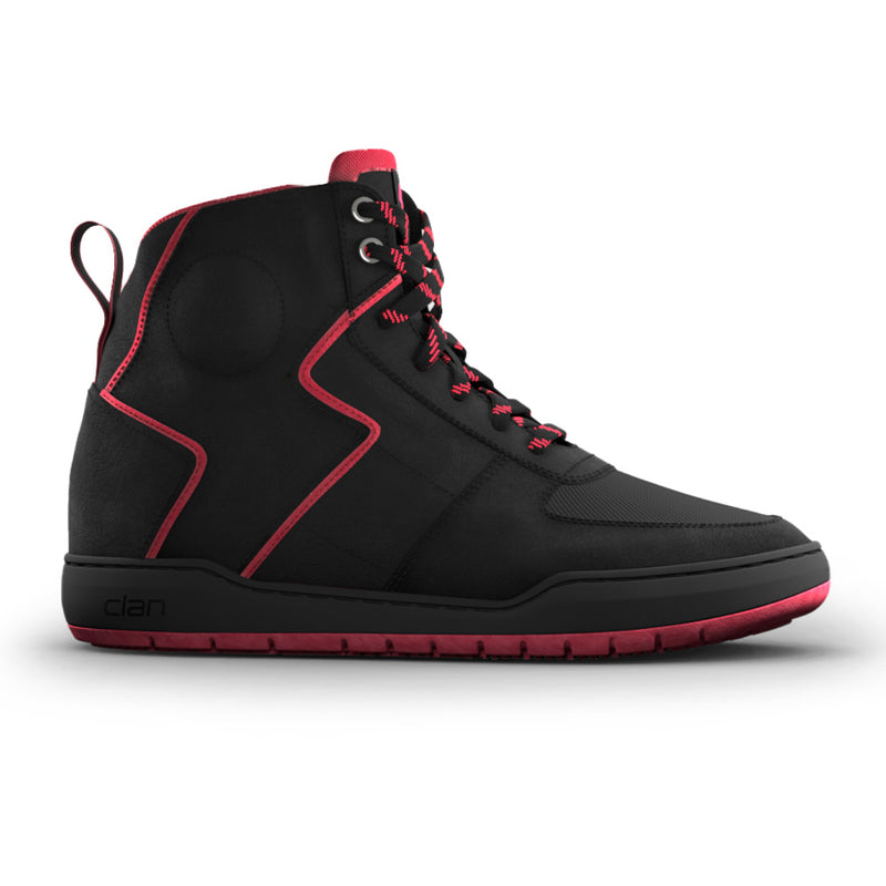 Red Riding Shoes Clan Shoes Casual WP Black/Red Riding Boots – ReiseMoto