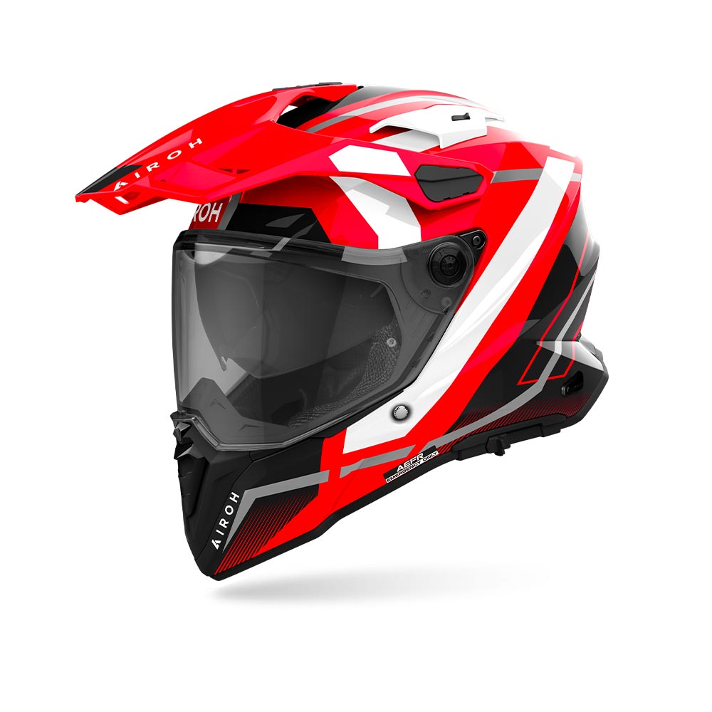 Commander 2 Mavick - Motorcycle Riding Helmet (Red Gloss)
