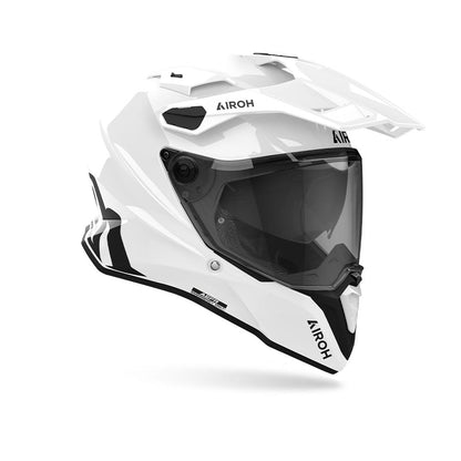 Commander 2 Color - Motorcycle Riding Helmet (White Gloss)