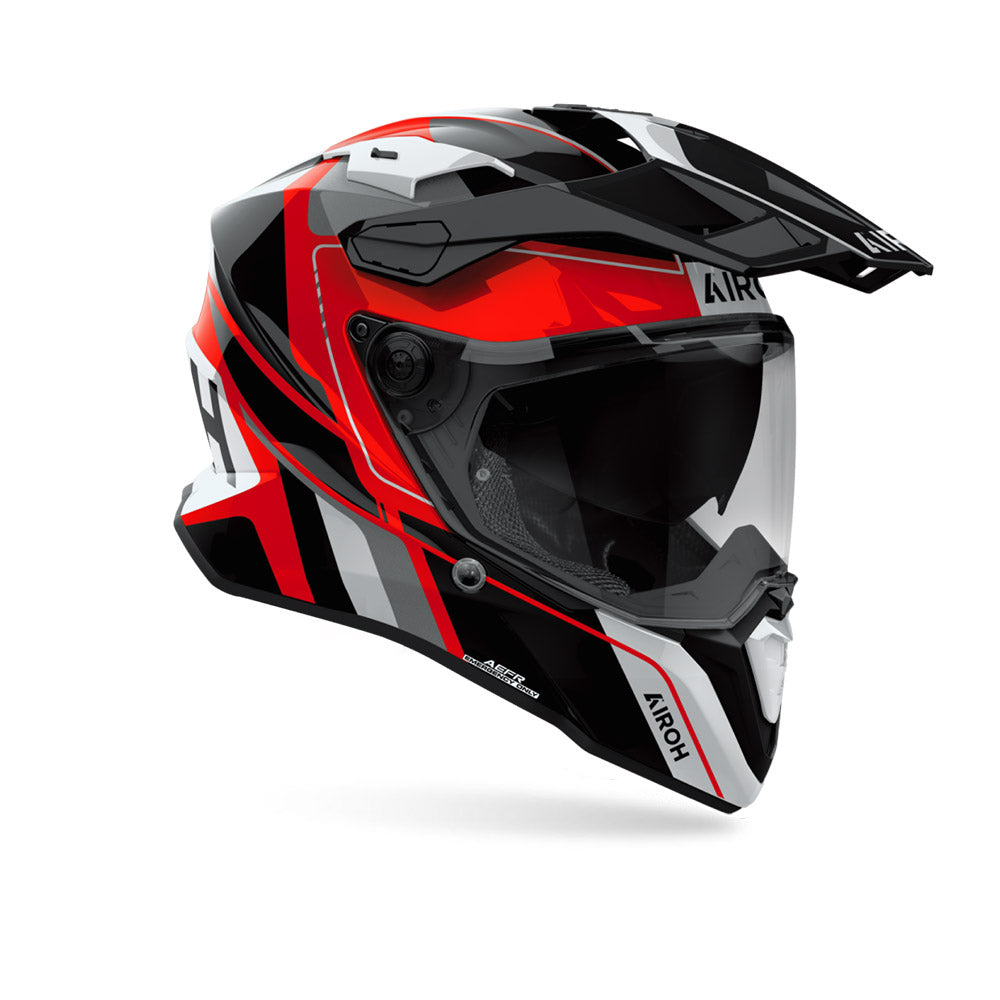 Commander 2 Skip Red Gloss Helmet