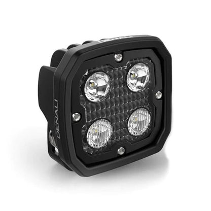 Black Denali LED light pod with four front LED lenses