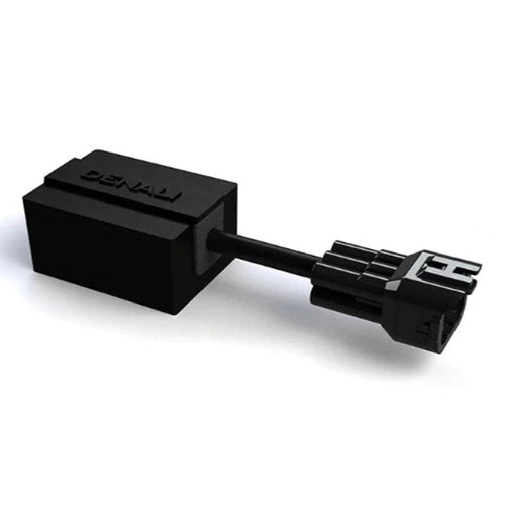 DENALI black dual-intensity controller with attached cable connector