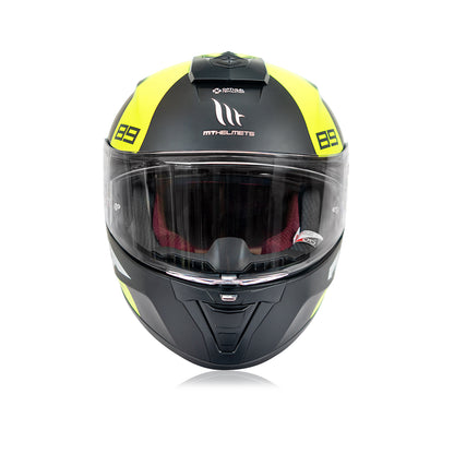 Blade 2 Sv 89 B3 - Motorcycle Riding Helmet (Yellow Fluor)